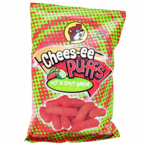 Buc-ee’s Hot’N Spicy Limon Chees’ee Puffs Snacks